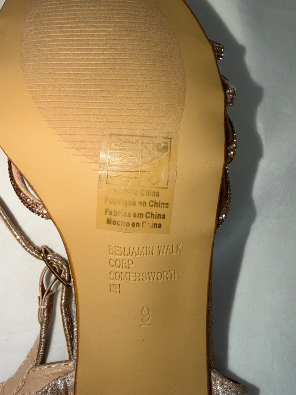 Benjamin Walk Touch Ups Libra size 9M Champagne - Picture 7 of 10